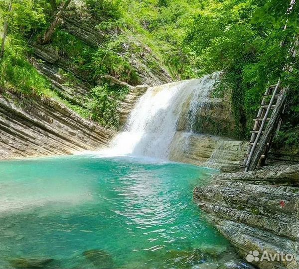 Поездка к водопадам - Пшадские водопады