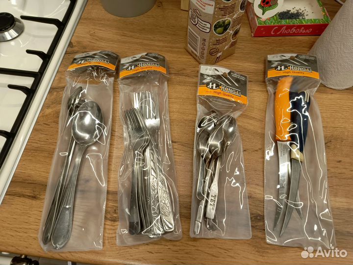 Столовый набор IKEA приборы посуда