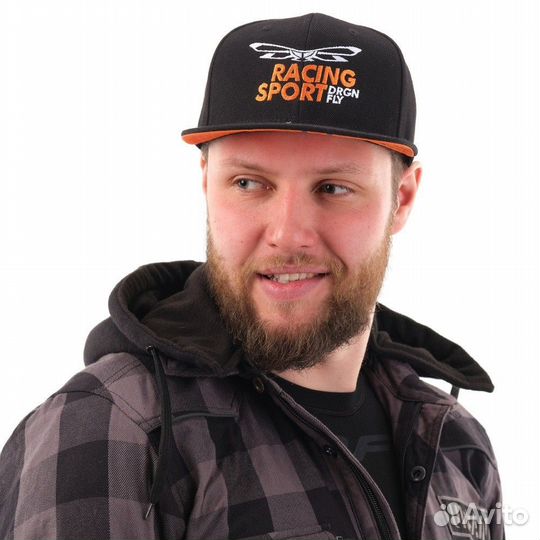 60885 Бейсболка Modern Classic DF Black-orange