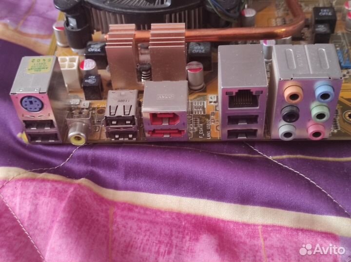 Материнская плата 775 комплект процессор, память