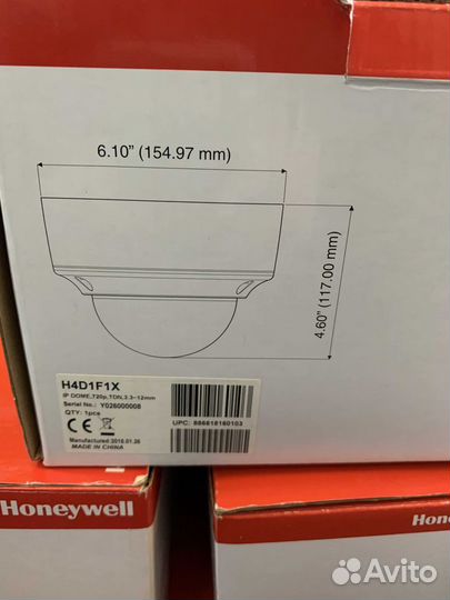 IP камеры Honeywell h4d1f1x / h3d1f1x
