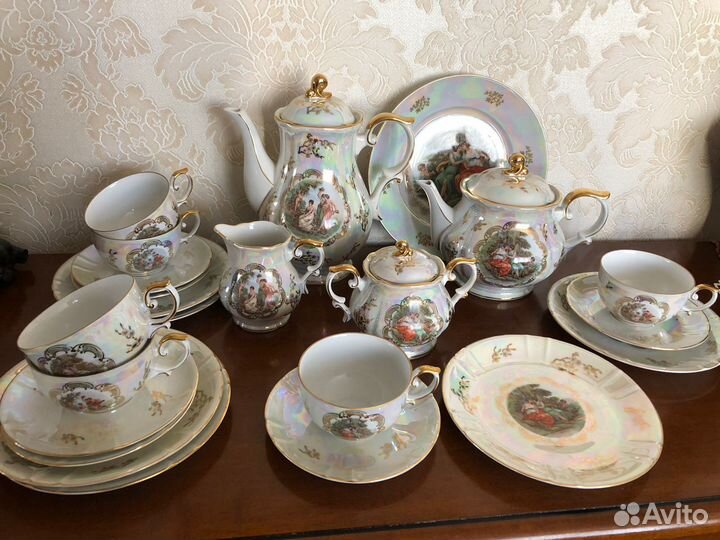 Набор столовой посуды Мадонна гдр на 6 персон