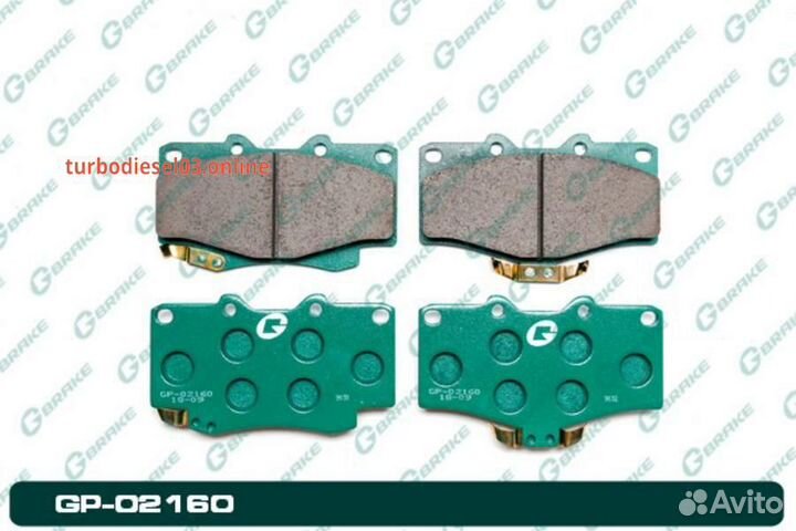 Колодки G-brake GP-02160 GP02160 G-brake