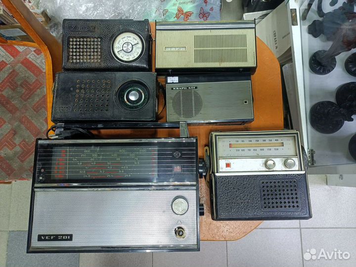 Радиоприёмник СССР 6шт. Разные