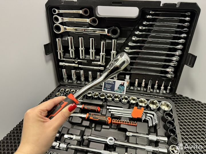 Набор инструментов 150 предметов трещотки 72 зуба