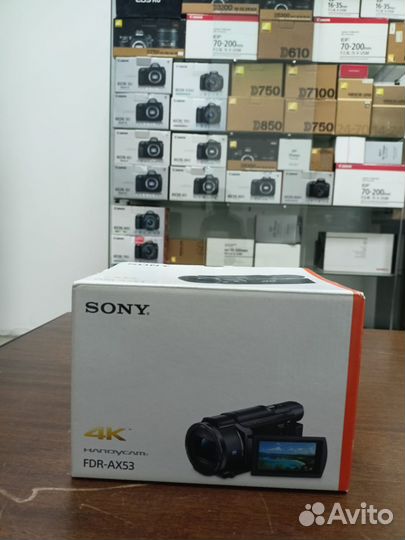 Видеокамера Sony FDR-AX53 черный