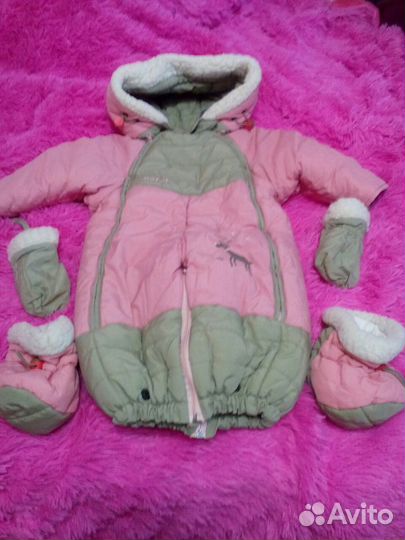 Зимний комбинезон для девочки