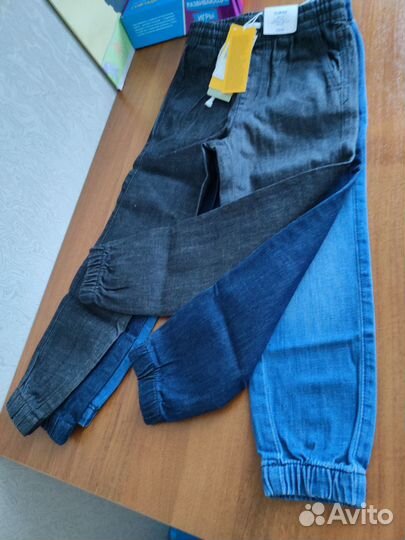 Новые джинсы на мальчика 116-122