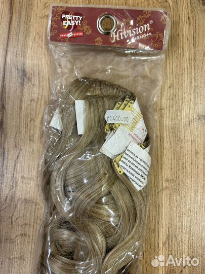 Волосы на заколках