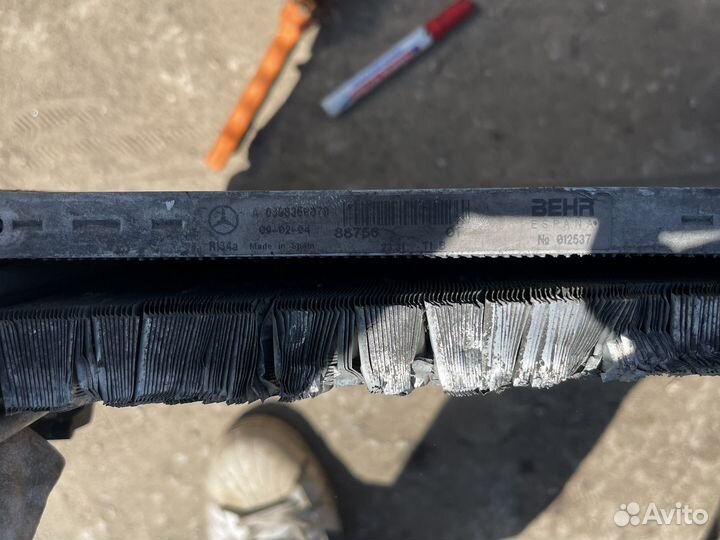 Кассета радиаторов mercedes vito viana