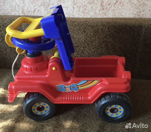 Машинка и самокт детский