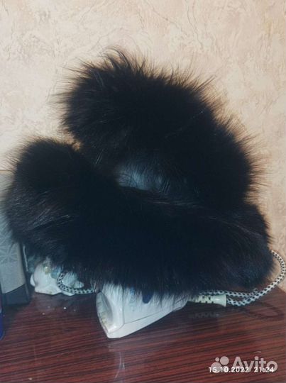 Шапка женская песец