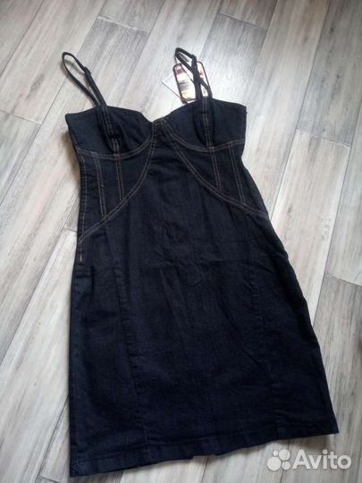 Платье джинсовое