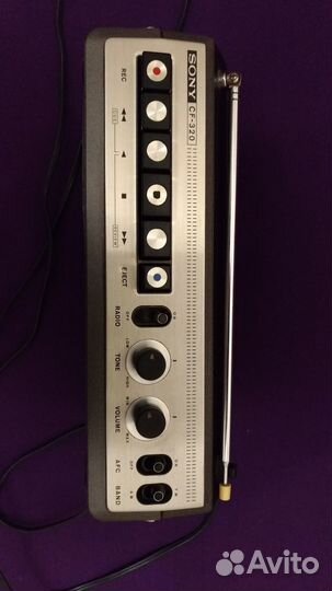 Кассетный магнитофон Sony CF-320 Япония винтаж