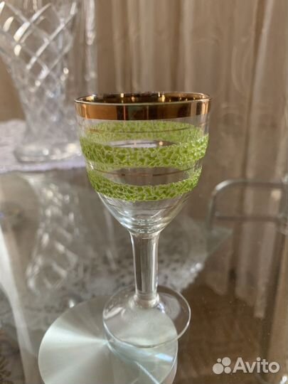 Рюмки хрустальные стаканы винтаж