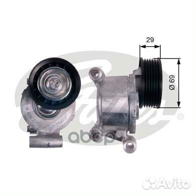 Натяжитель прив. ремня Foc II, mazda ролик пла