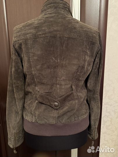 Кожаная и замшевая куртка размер М 44-46