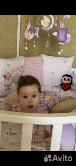 Бортики подушки в детскую кроватку