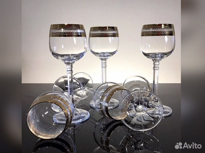 Рюмки бокалы богемия, Чехословакия, 70-е гг