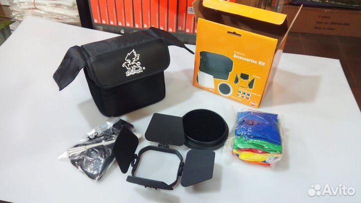 FGA-K5 Набор шторки софтбокс фильтры соты сумка