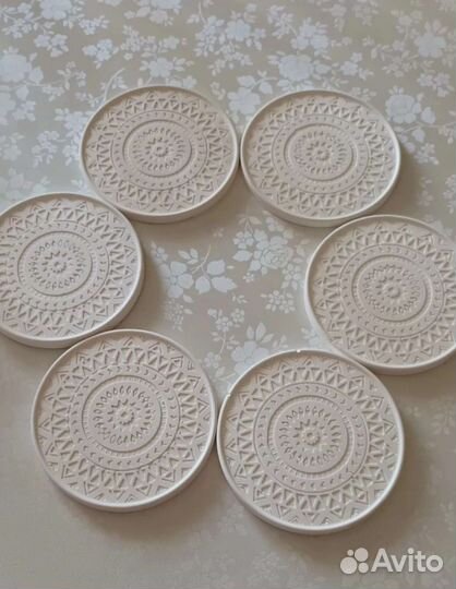 Подстаканник из гипса интерьерные подставки