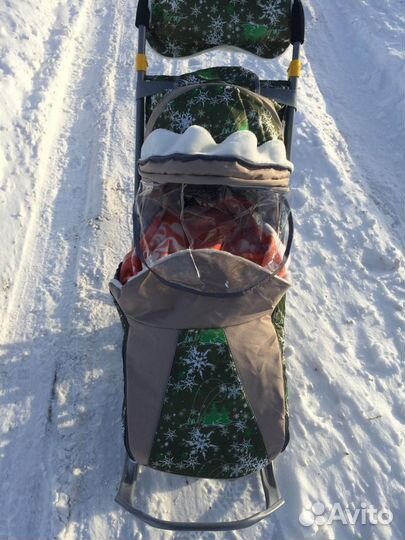 Детские санки коляска бу