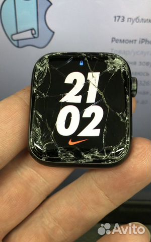 Замена стекла Apple Watch series 1,2,3,4,5,6,SE