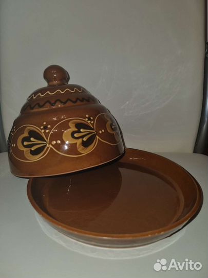 Масленка керамическая