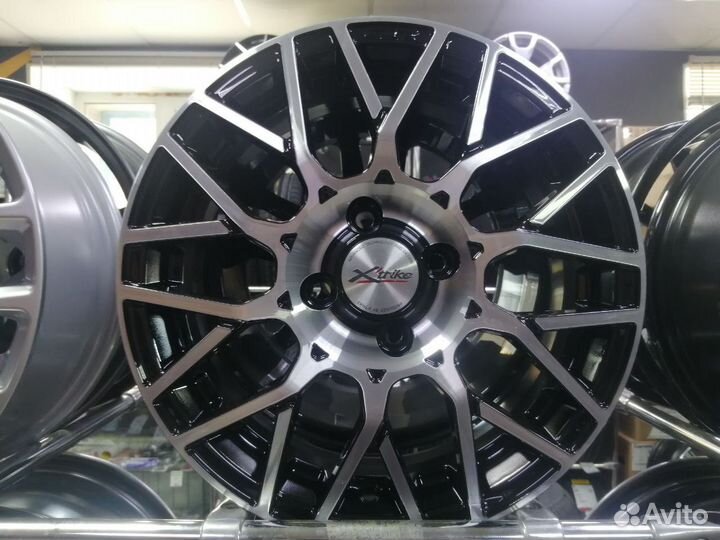 Диск литой Xtrike Х-132 6x15 4x100 ET46 DIA54.1 BK