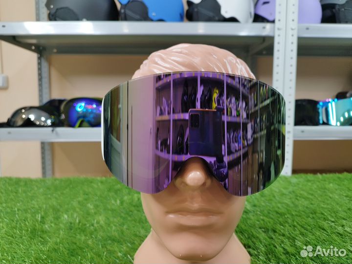 Маска сноубордическая, горнолыжная с магнитной лин