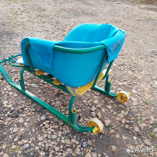 Детские зимние санки