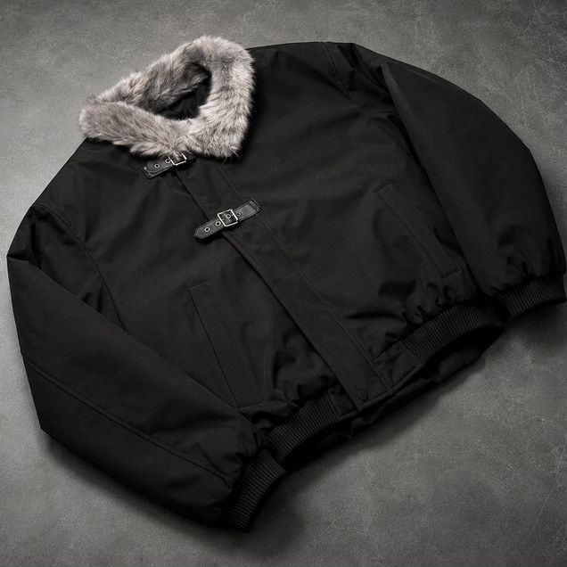 Бомбер с мехом Yohji Yamamoto affliction