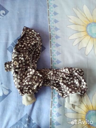 Дождевик для маленького щенка