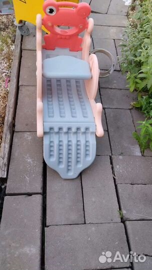 Детский горка качалка