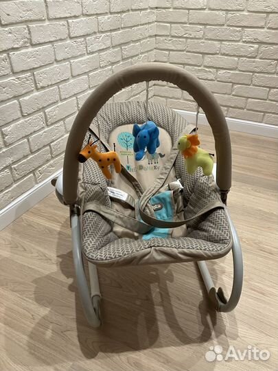 Шезлонг Babyton + детская игрушка развивашка