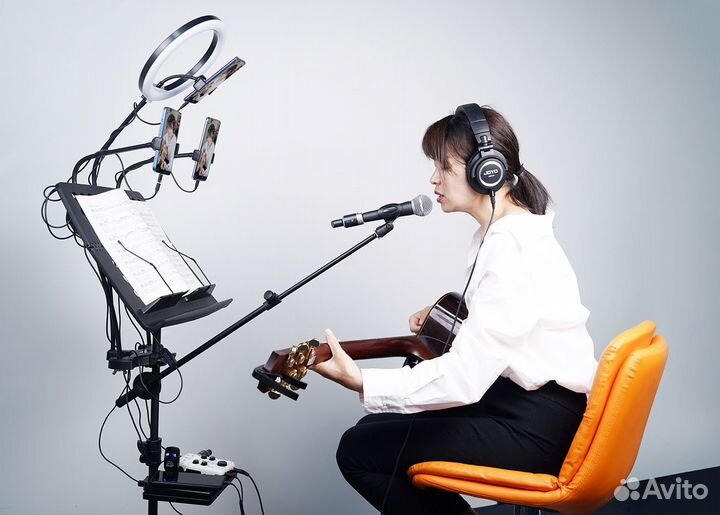 Универсальная микрофонная стойка Guitto GMS-01