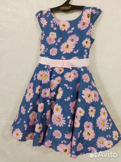 Платье на девочку 110 116,красивое., пышное
