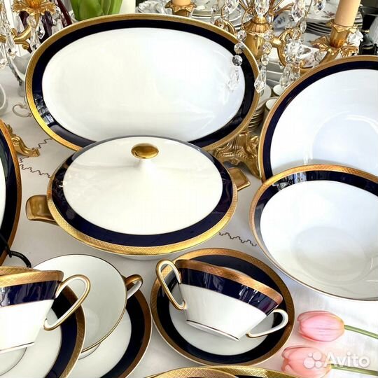 Столовый набор Кобальтовая Лента Edelstein Germany