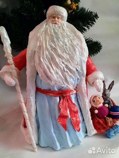 Ватные игрушки Дед Мороз