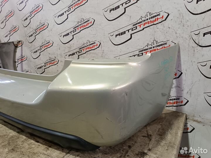 Бампер subaru forester SG5 SG9 57703SA010TG 1 модель 2 модель задний серебро, 39J XE238