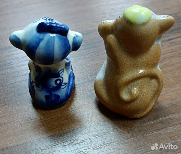 Статуэтка обезьянка фарфор