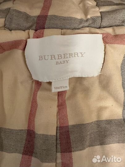 Burberry детский комбинезон 18 m/81cm