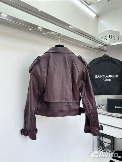 Кожаная куртка Saint Laurent косуха