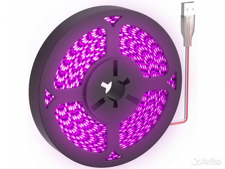 Фитолента gsmin B77 для растений 5V, 120leds, 2м