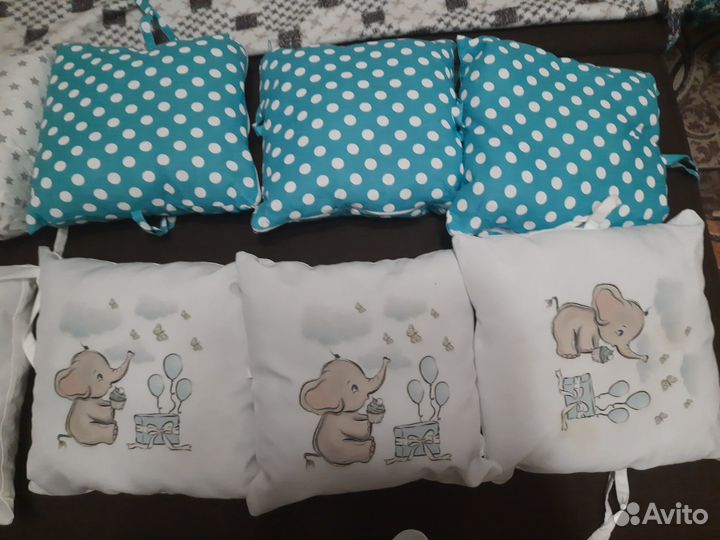 Бортики в кроватку новые