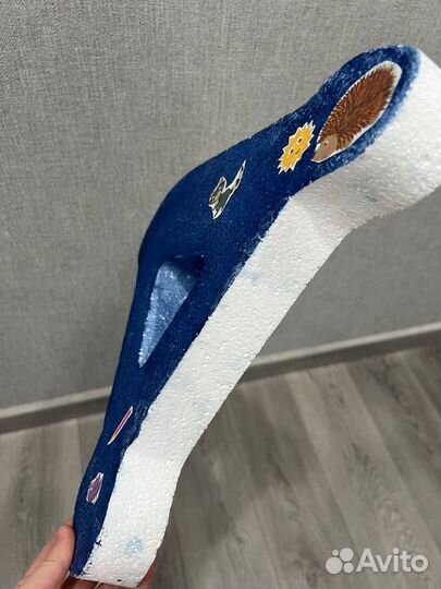 Буква Д из пенопласта для вывесок 30 см