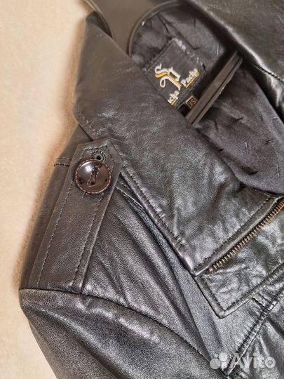 Куртка кожаная женская 48 50 размер