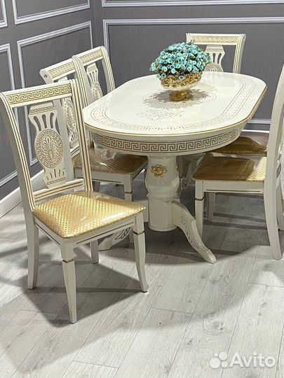 Комплект стол 6 стульев
