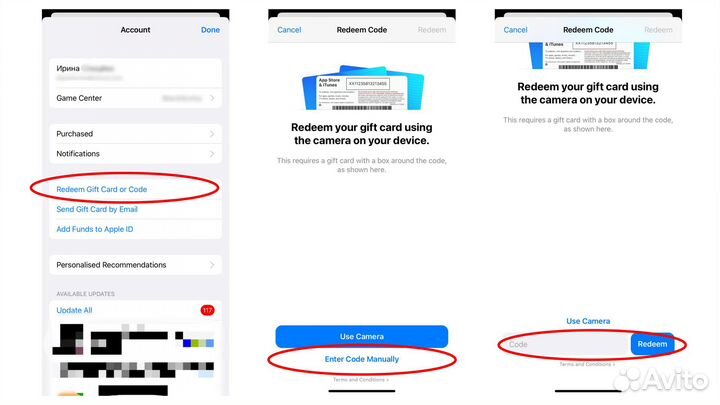 Карта пополнение iTunes App Store USA США USD