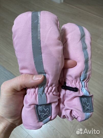 Варежки зимние на 2-3 года